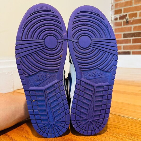 Air Jordan 1 Mid Purple Iris VNDS Sz 8.5 554724-095 - Picture 9 of 16